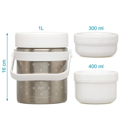 KIOKIDS TERMO SOLIDO BLANCO