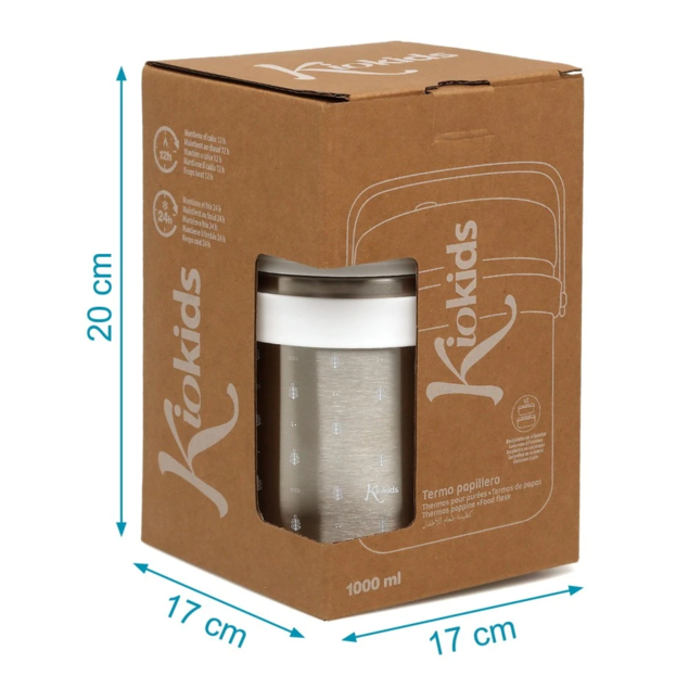 KIOKIDS TERMO SOLIDO BLANCO