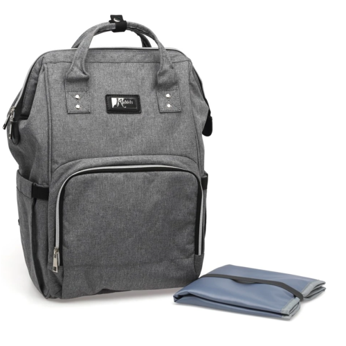 KIOKIDS MOCHILA GRIS