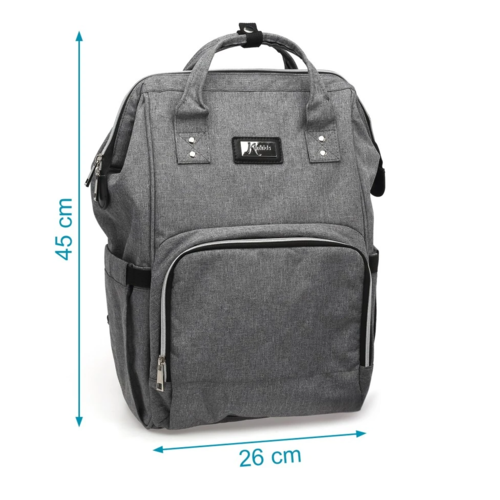 KIOKIDS MOCHILA GRIS