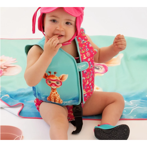 KIOKIDS CHALECO NEOPRENO FUCSIA 2-3 AÑOS TALLA M