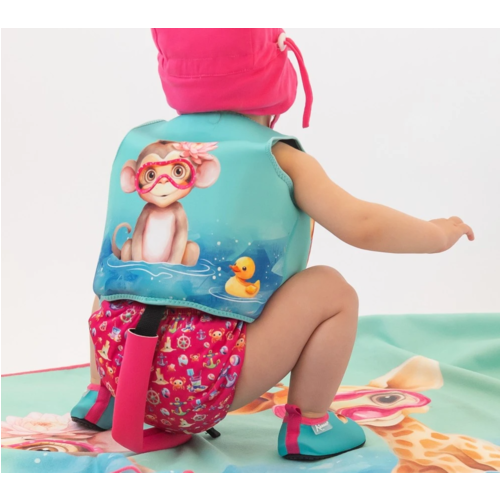 KIOKIDS CHALECO NEOPRENO FUCSIA 2-3 AÑOS TALLA M