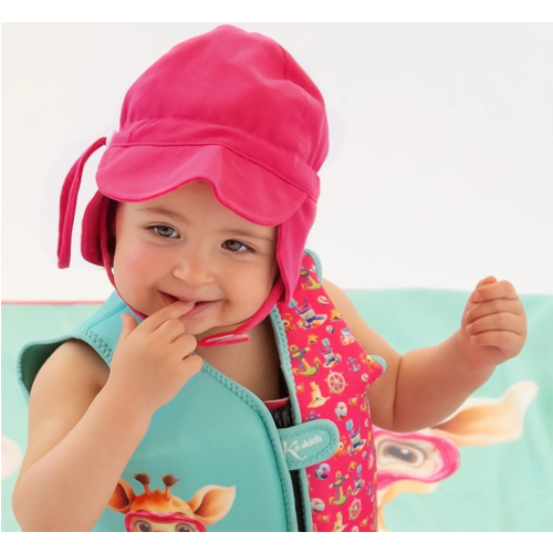 KIOKIDS GORRO UPF 50+ FUCSIA 48-50 CM 12-24 M