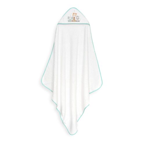 INTERBABY CAPA BAÑO JIRAFA ELEFANTE VERDE