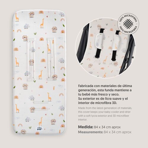INTERBABY COLCHONETA SAFARI BEIG