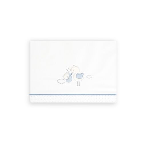 INTERBABY TRIPTICO MINICUNA CIGUEÑA AZUL