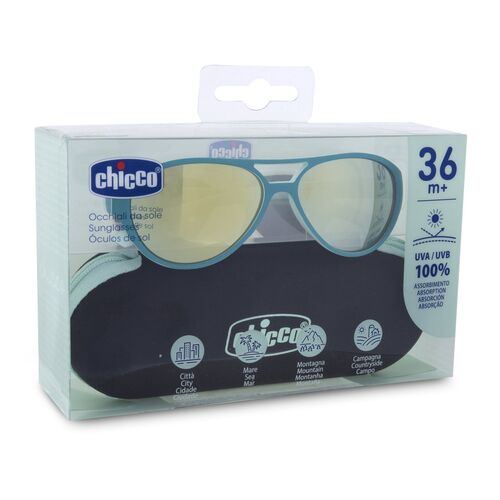CHICCO GAFAS DE SOL LENTE ESPEJO VERDE 36M+