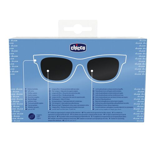 CHICCO GAFA SOL LENTES ESPEJO AZUL 24 M+