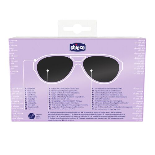 CHICCO GAFAS DE SOL LENTES ESPEJO ROSA 36M+