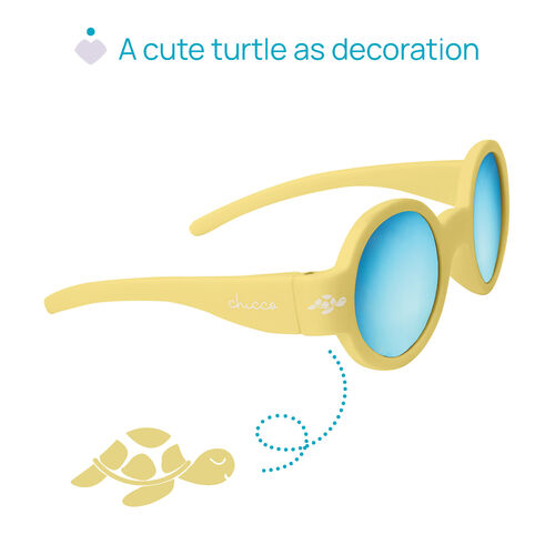 CHICCO GAFA SOL LENTES ESPEJO AMARILLO