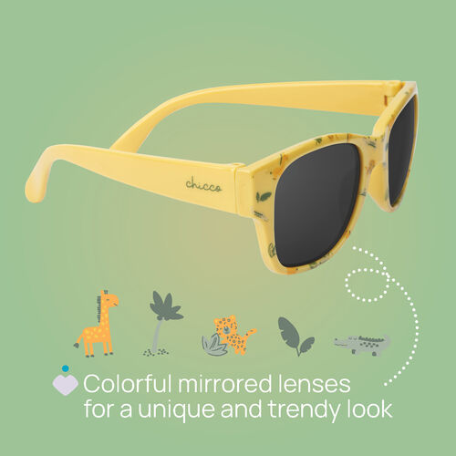 CHICCO GAFA SOL LENTES AMARILLO 12 M+