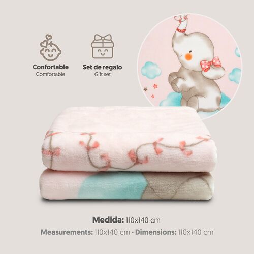 INTERBABY MANTA CUNA SEDALINA COMETA ROSA ...