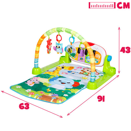 WINFUN ALFOMBRA GIMNASIO MUSICAL ANIMALES