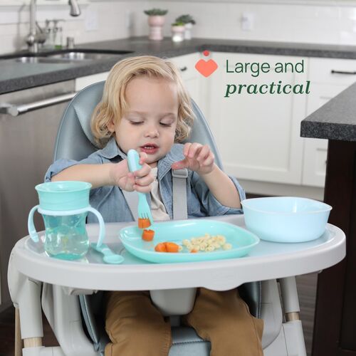CHICCO SET ALIMENTACION ELEFANTE 12M+ AZUL