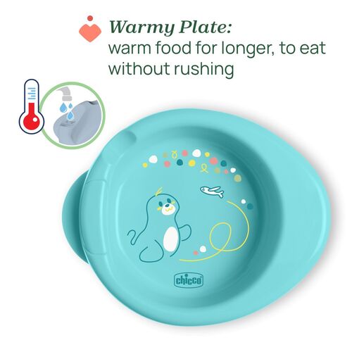 CHICCO SET ALIMENTACION 6M+ AZUL FOCA