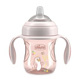 CHICCO VASO TRANSICION 4M+ ROSA 200ML