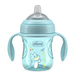 CHICCO VASO TRANSICION 4M+ AZUL 200ML