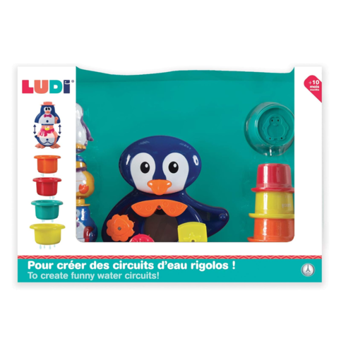 LUDI ESTUCHE BAÑO PINGUINO
