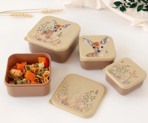 KIOKIDS SET RECIPIENTES CIERVO BEIG