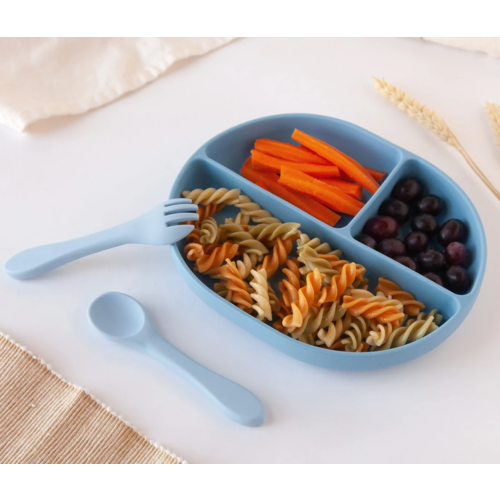 KIOKIDS SET VAJILLA AZUL 3U