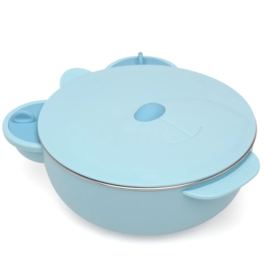 KIOKIDS CUENCO TERMICO 450 MOL ACERO INOXIDABLE AZUL