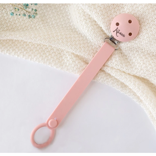 KIOKIDS SUJETACHUPETES SILICONA ROSA