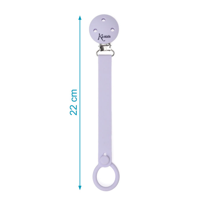 KIOKIDS SUJETACHUPETES SILICONA LAVANDA