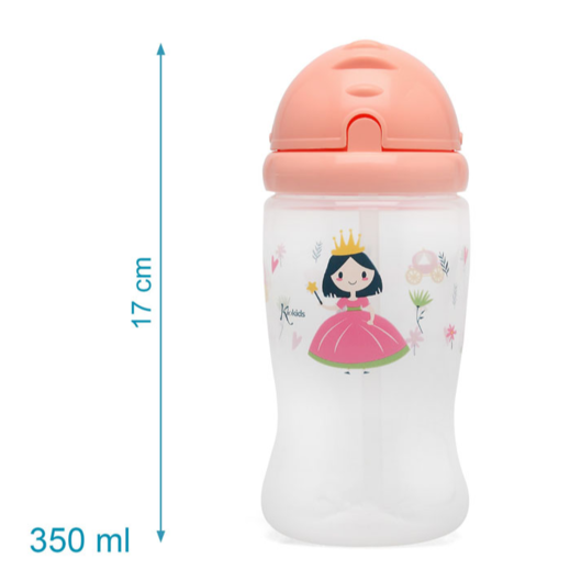 KIOKIDS BOTELLA 350 ML ROSA