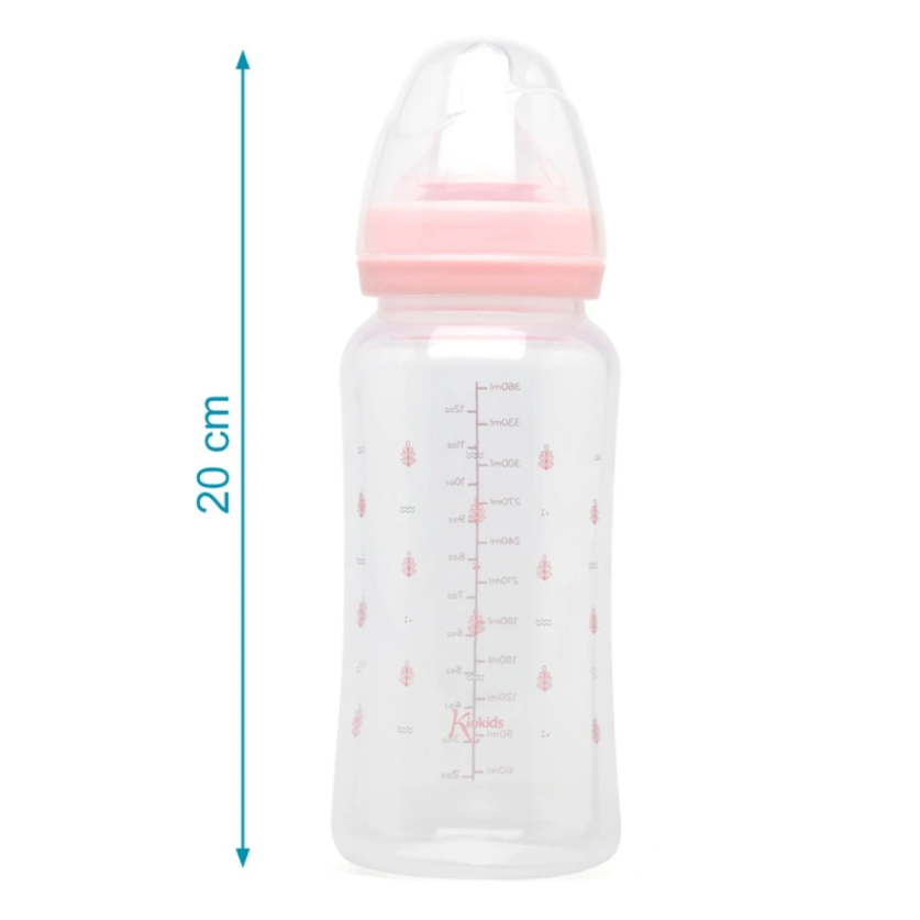 KIOKIDS BIBERONES 360 ML ROSA +6M