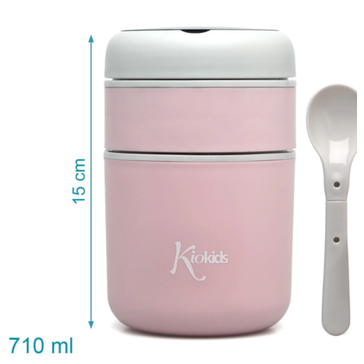 KIOKIDS TERMO 710ML ACERO INOXIDABLE ROSA