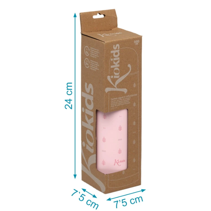 KIOKIDS TERMO 500ML ROSA