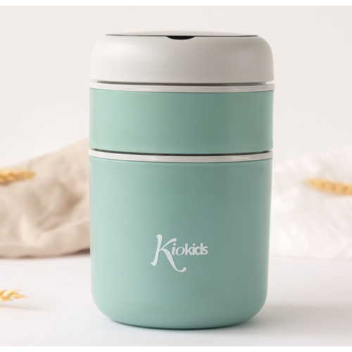 KIOKIDS TERMO 710ML ACERO INOXIDABLE SALVIA