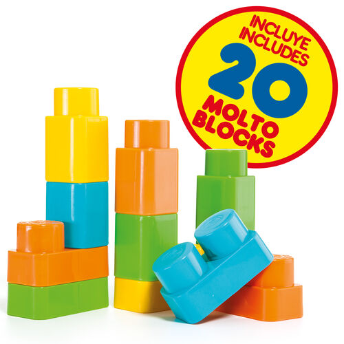 MOLTO CAMION VOLQUETE+20 BLOQUES