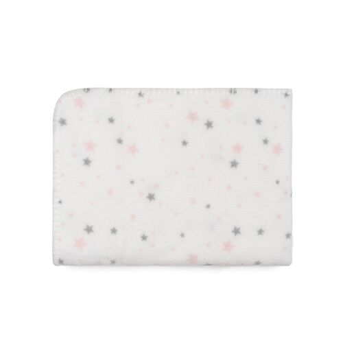 INTERBABY PELUCHE+MANTA ESTRELLA CONEJO ROSA