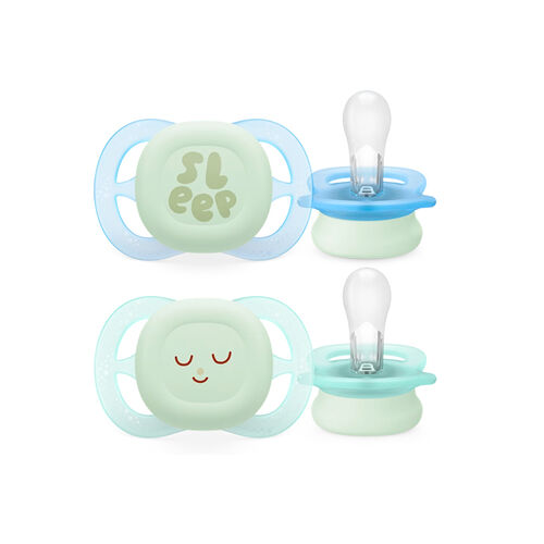 AVENT 2 CHUPETES ULTRA START 0-2 M SLEEP NIÑO