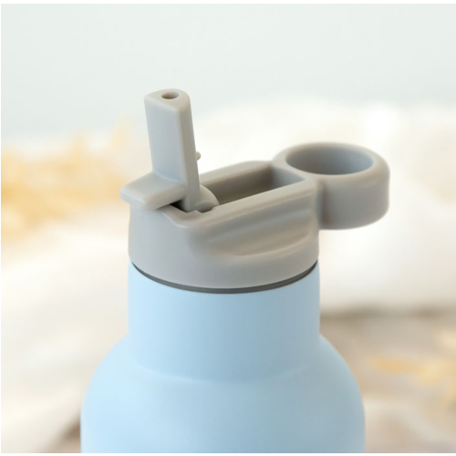 KIOKIDS BOTELLA AZUL DE ACERO INOXIDABLE 350ML