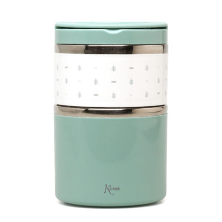 KIOKIDS TERMO 930 ML ACERO INOXIDABLE SALVIA