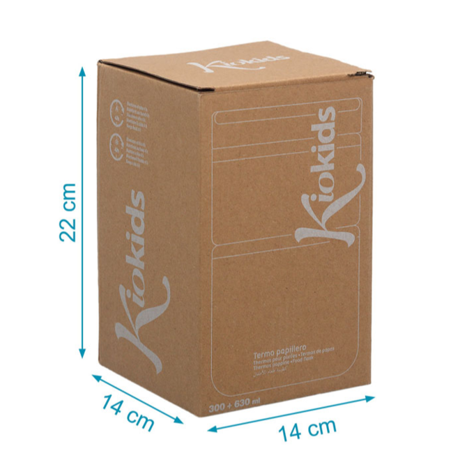 KIOKIDS TERMO 930 ML ACERO INOXIDABLE ROSA