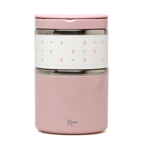 KIOKIDS TERMO 930 ML ACERO INOXIDABLE ROSA