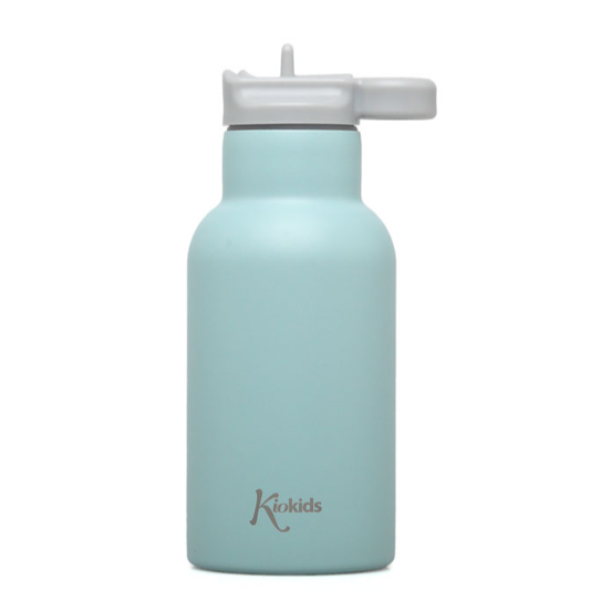 KIOKIDS BOTELLA SALVIA DE ACERO INOXIDABLE 350ML