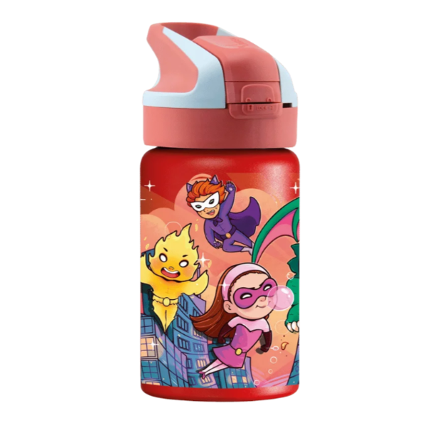 LAKEN BOT. TERMICA A.INOX. SUPERHEROES