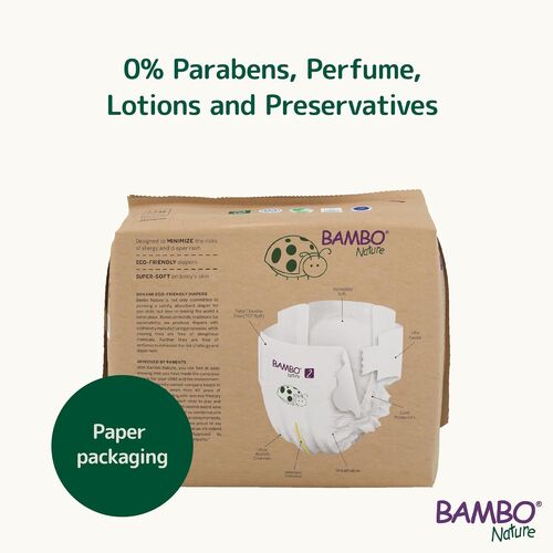 BAMBO NATURE PAÑALES TALLA 2 (3-6 KG)