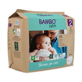 BAMBO NATURE PAÑALES TALLA 2 (3-6 KG)