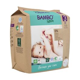BAMBO NATURE PAÑALES TALLA 3 (4-8 KG)
