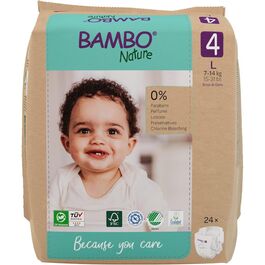 BAMBO NATURE PAÑALES TALLA 4 (7-14 KG)
