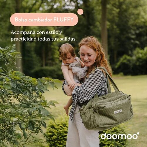 BABYMOOV BOLSO FLUFFY CORDUROY KAKI