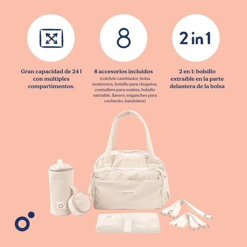 BABYMOOV BOLSO FLUFFY CORDUROY SAND