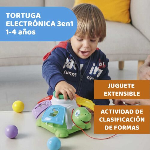 CHICCO TORTUGA ARRASTRA Y JUEGA