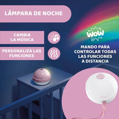 CHICCO TOY FD RAINBOW COT MOBILE PINK
