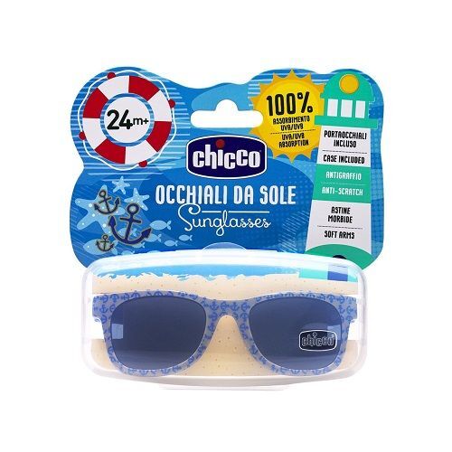 CHICCO GAFAS SOLARES AZUL ANCLAS 24M+